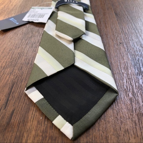 Altea Milano NWT Striped Silk Tie - Picture 5 of 5